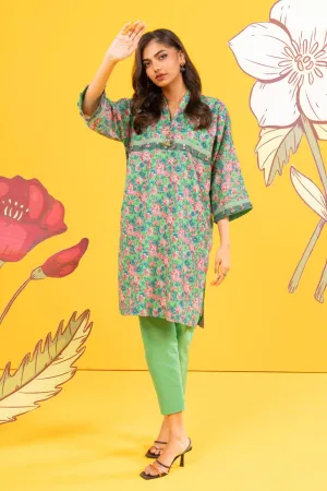 1 Pc Printed Lawn Shirt