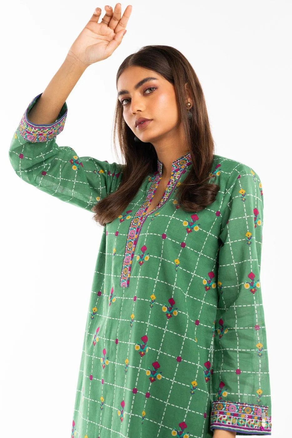 1 Pc Printed Lawn Shirt