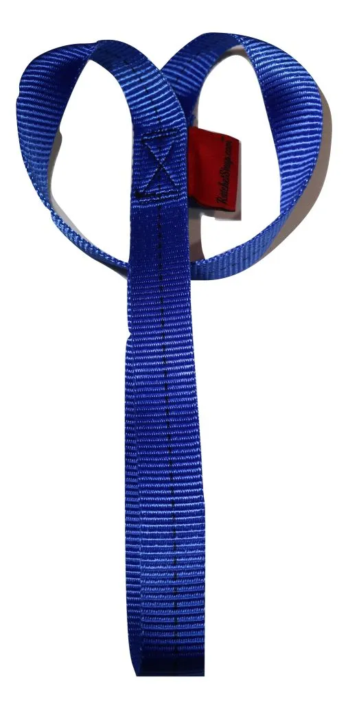 1 X 18 Inch Blue Soft Tie Loops BLUE | 4 PACK