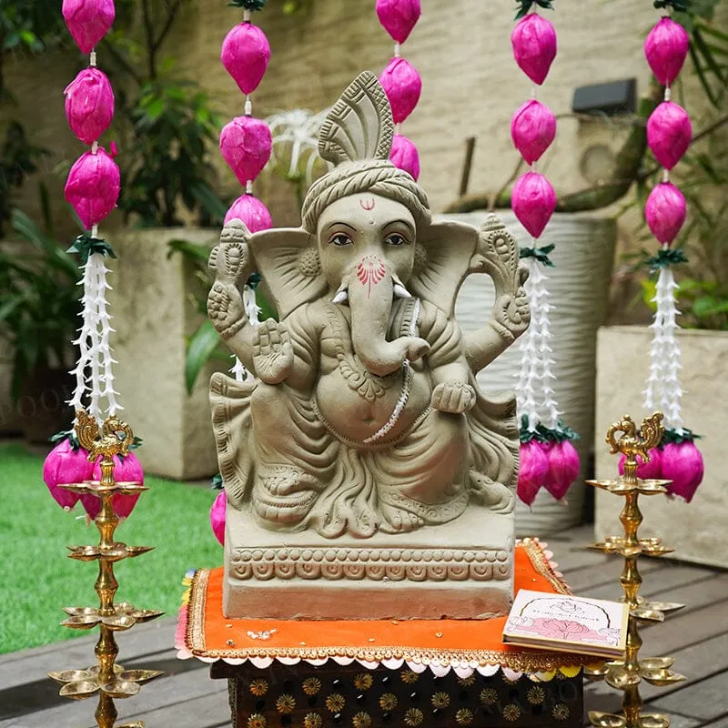 1.5FEET Janapradaya Eco-Friendly Ganpati | Plant-A-Ganesha