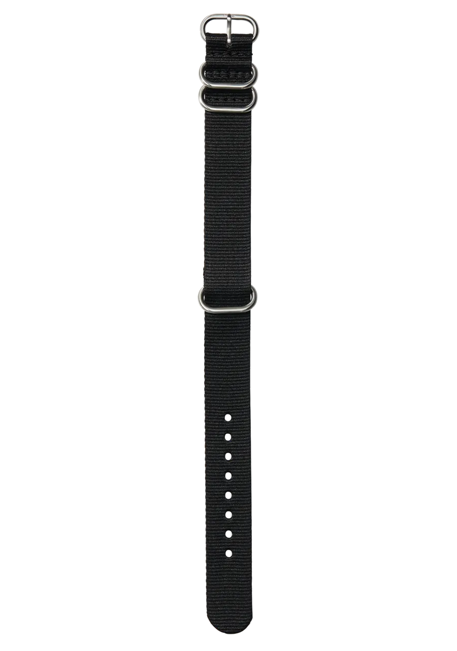 20mm Nylon #TIDE NATO Band - Black