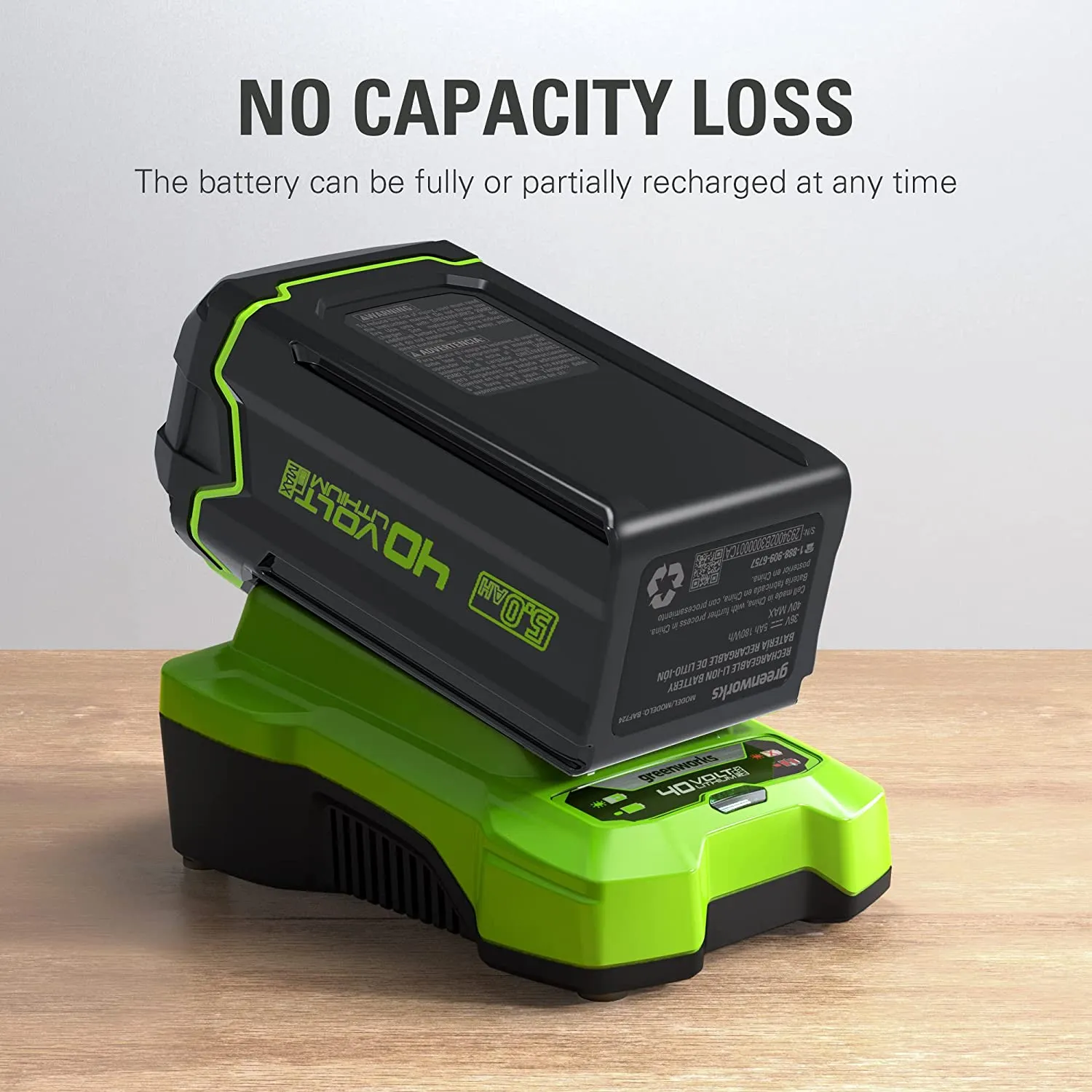 40V 4.0Ah USB Lithium-Ion Battery