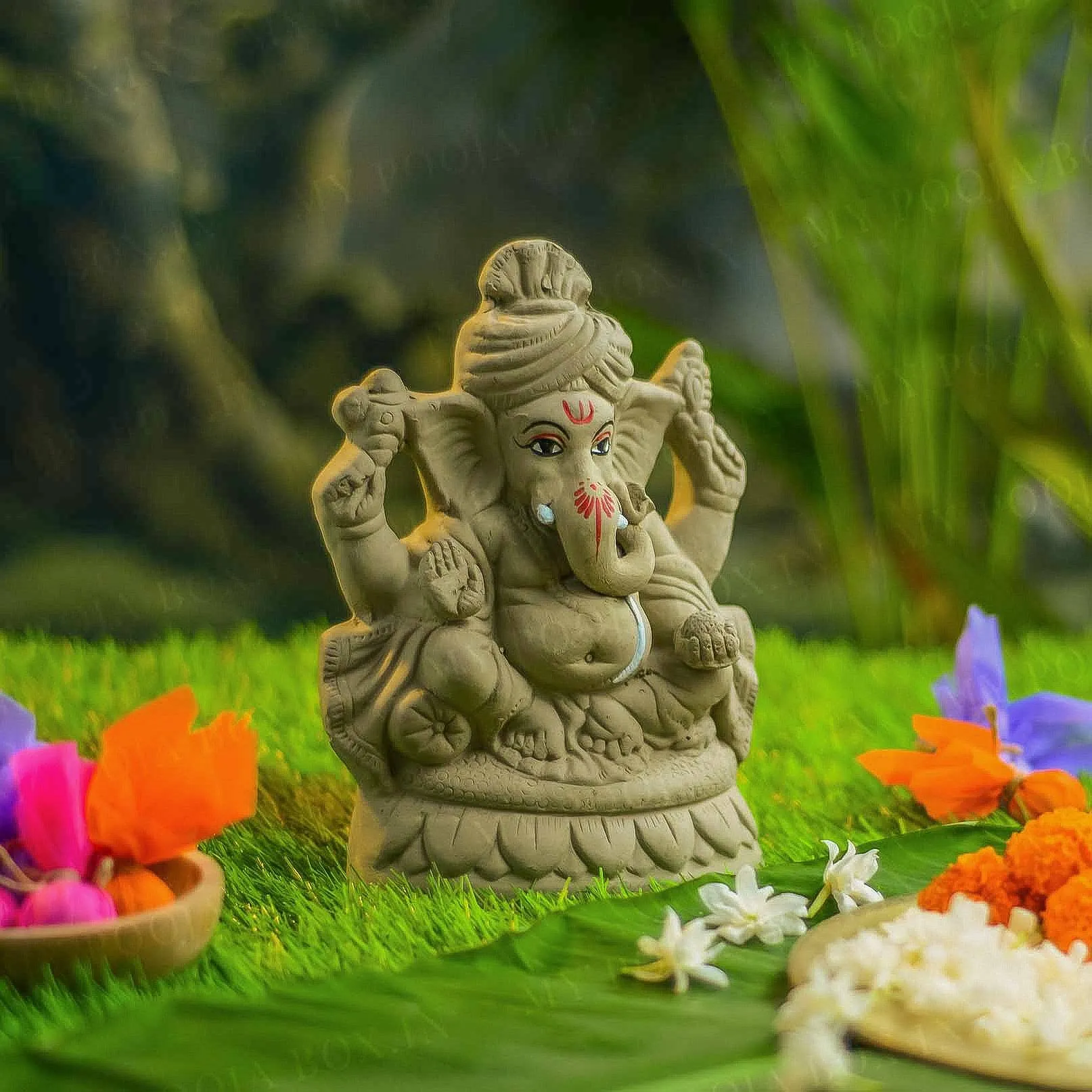 8INCH Vishuddh Eco-Friendly Ganpati | Plant-A-Ganesha