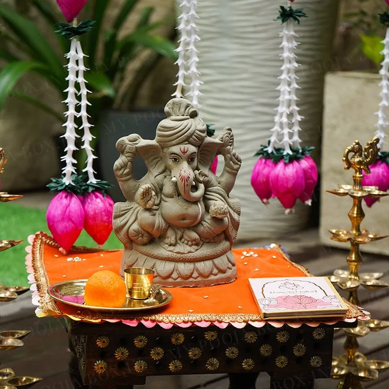 8INCH Vishuddh Eco-Friendly Ganpati | Plant-A-Ganesha