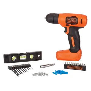 8V MAX* Cordless Drill & 43-Piece Home Decor Project Kit