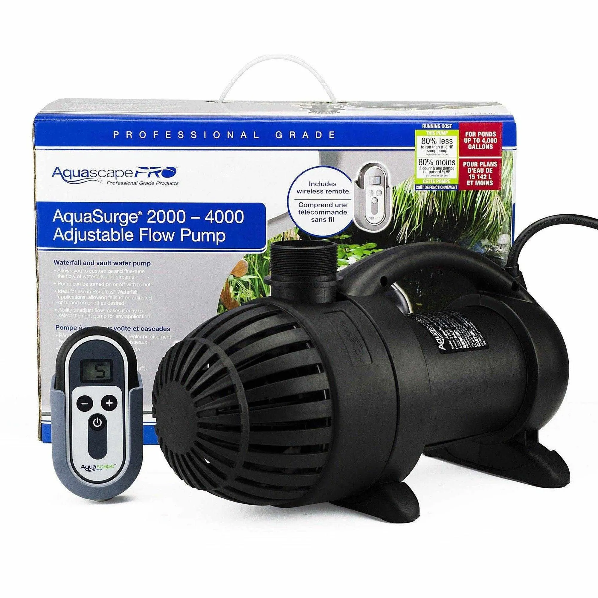 Aquascape Aquasurge PRO Adjustable Flow Pond Pump 2000-4000