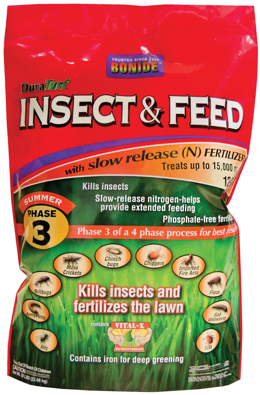 Bonide Fertilizer - Duraturf Insect & Feed For Lawns