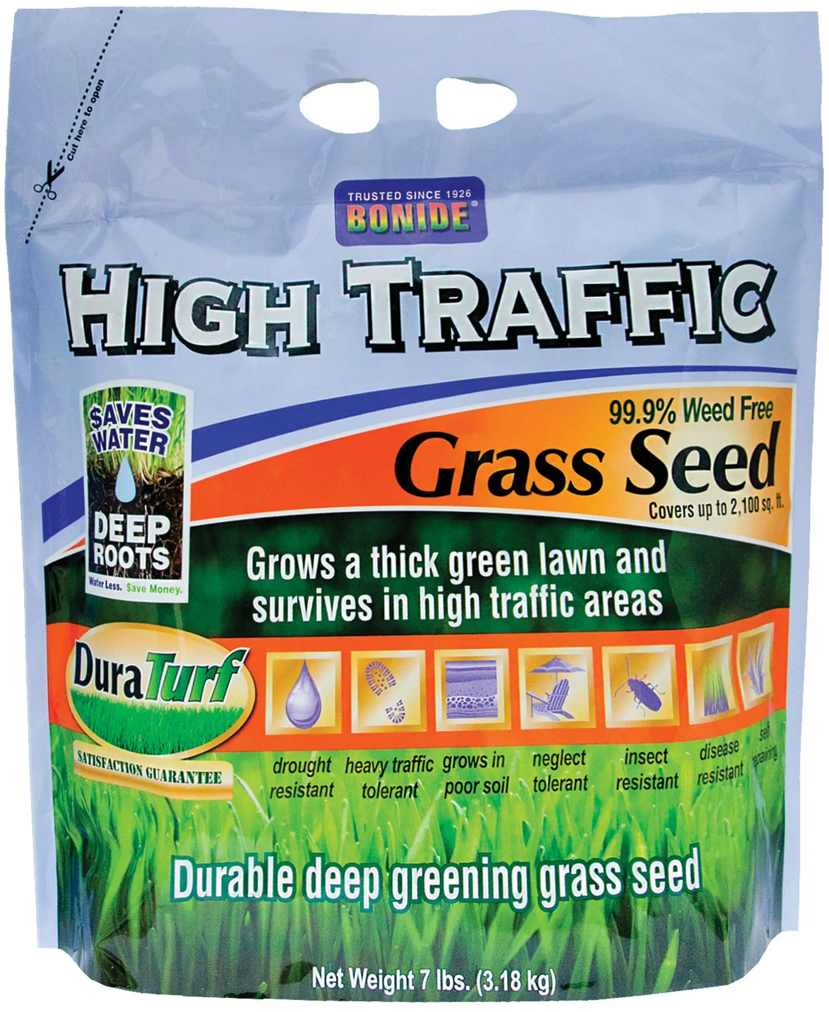 Bonide Grass Seed - High Traffic Grass Seed