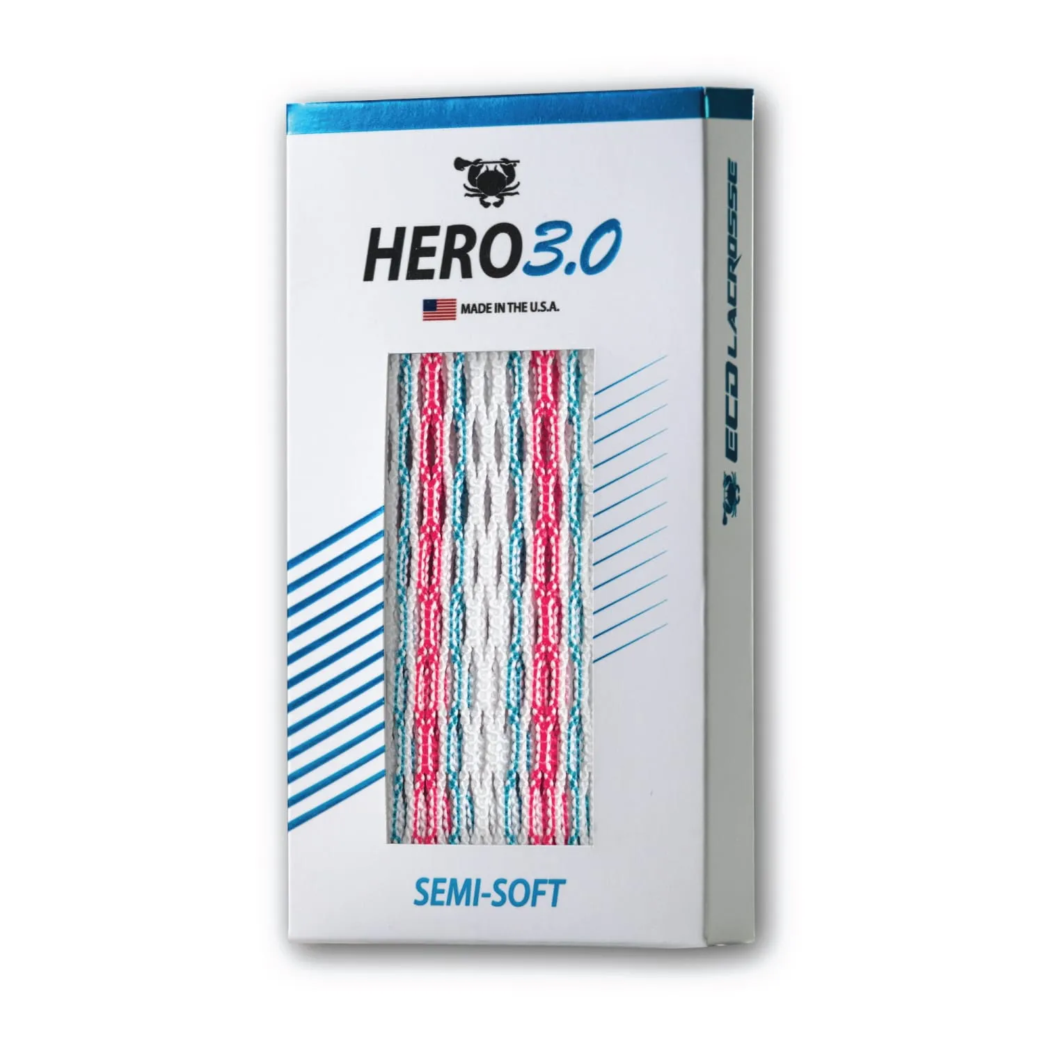 ECD Hero 3.0 South Beach LE Semi-Soft Lacrosse Mesh Stringing Piece