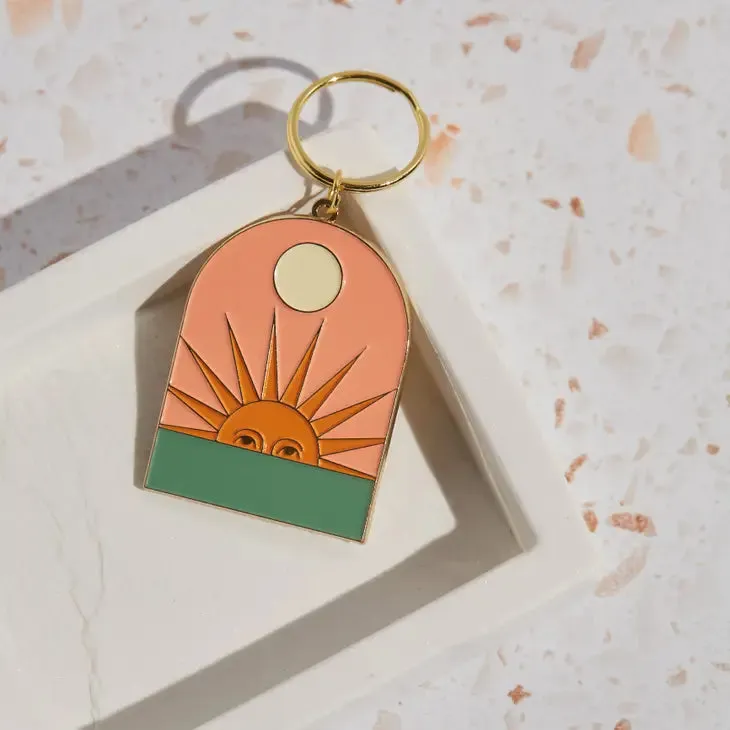 Eco-Friendly Enamel Keychains