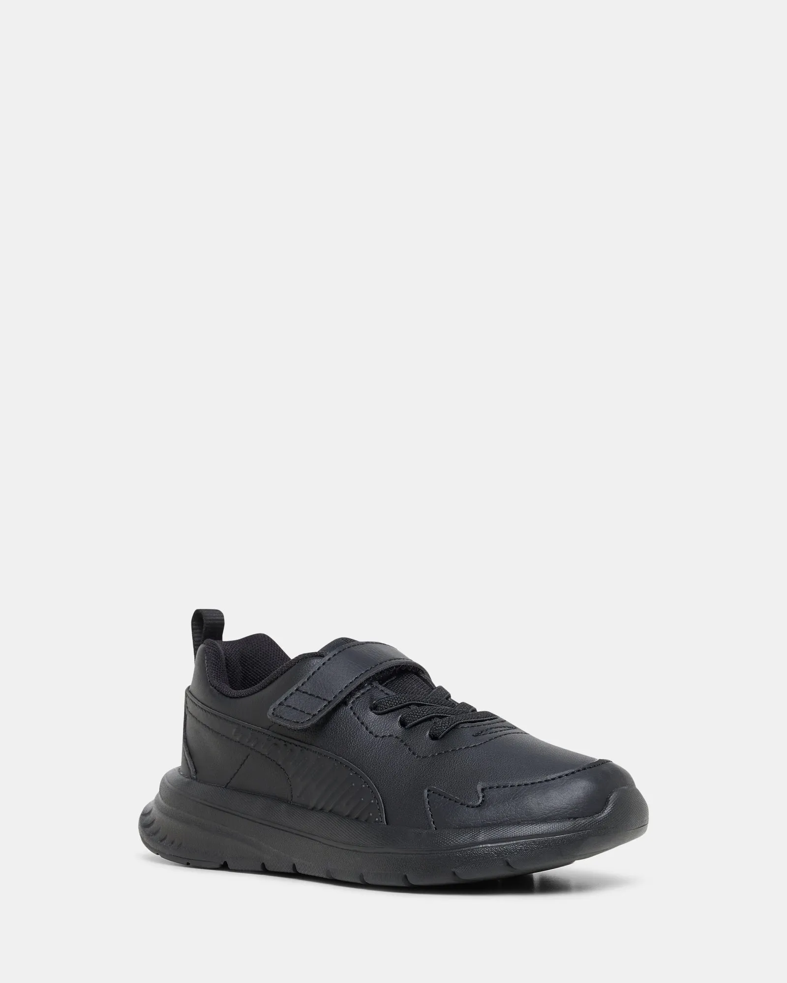 Evolve Run Black SL Self Fastening Pre-School Black/Black