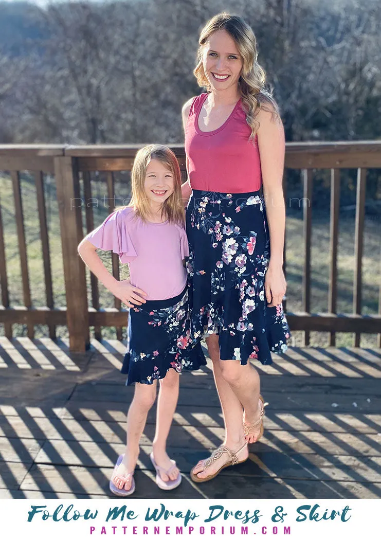 Follow Me | Wrap Dress & Skirt Sewing Pattern