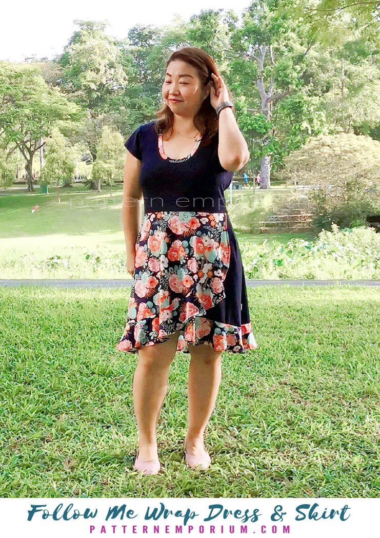 Follow Me | Wrap Dress & Skirt Sewing Pattern