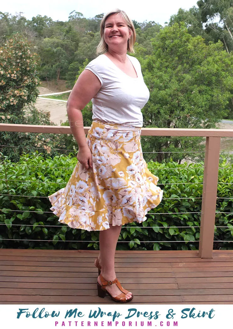 Follow Me | Wrap Dress & Skirt Sewing Pattern