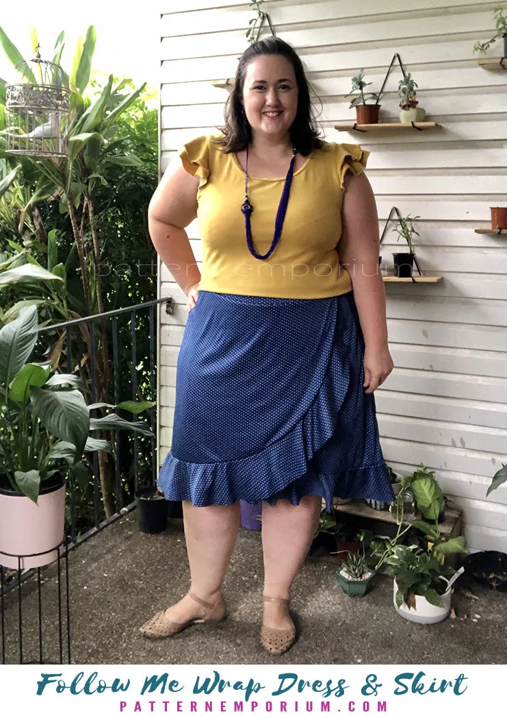 Follow Me | Wrap Dress & Skirt Sewing Pattern