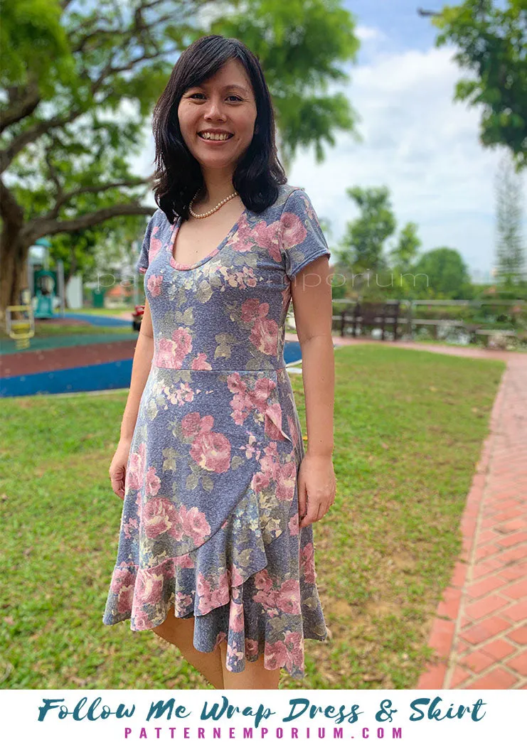 Follow Me | Wrap Dress & Skirt Sewing Pattern