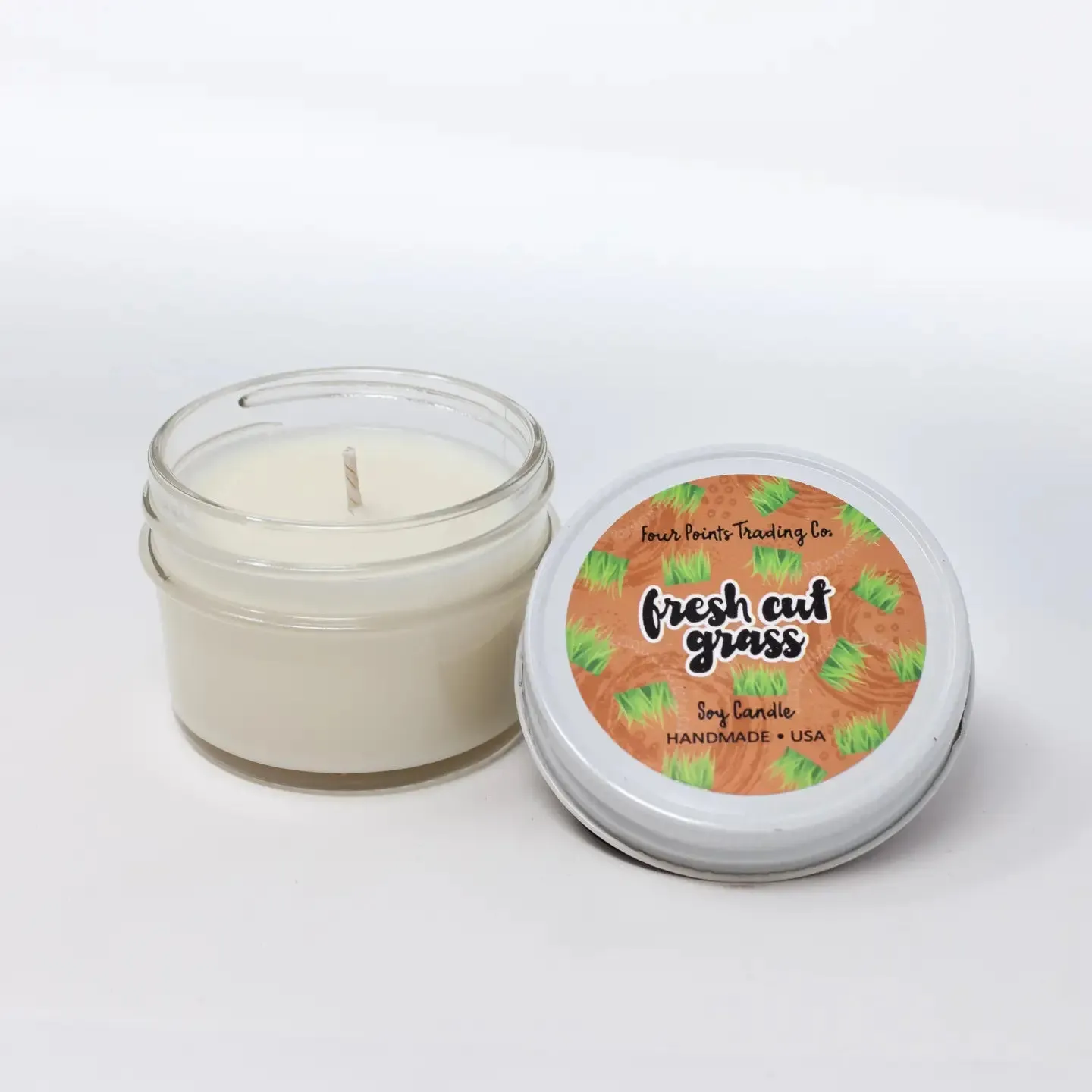 Fresh Cut Grass | Pop Scents | 4 oz Soy Candle