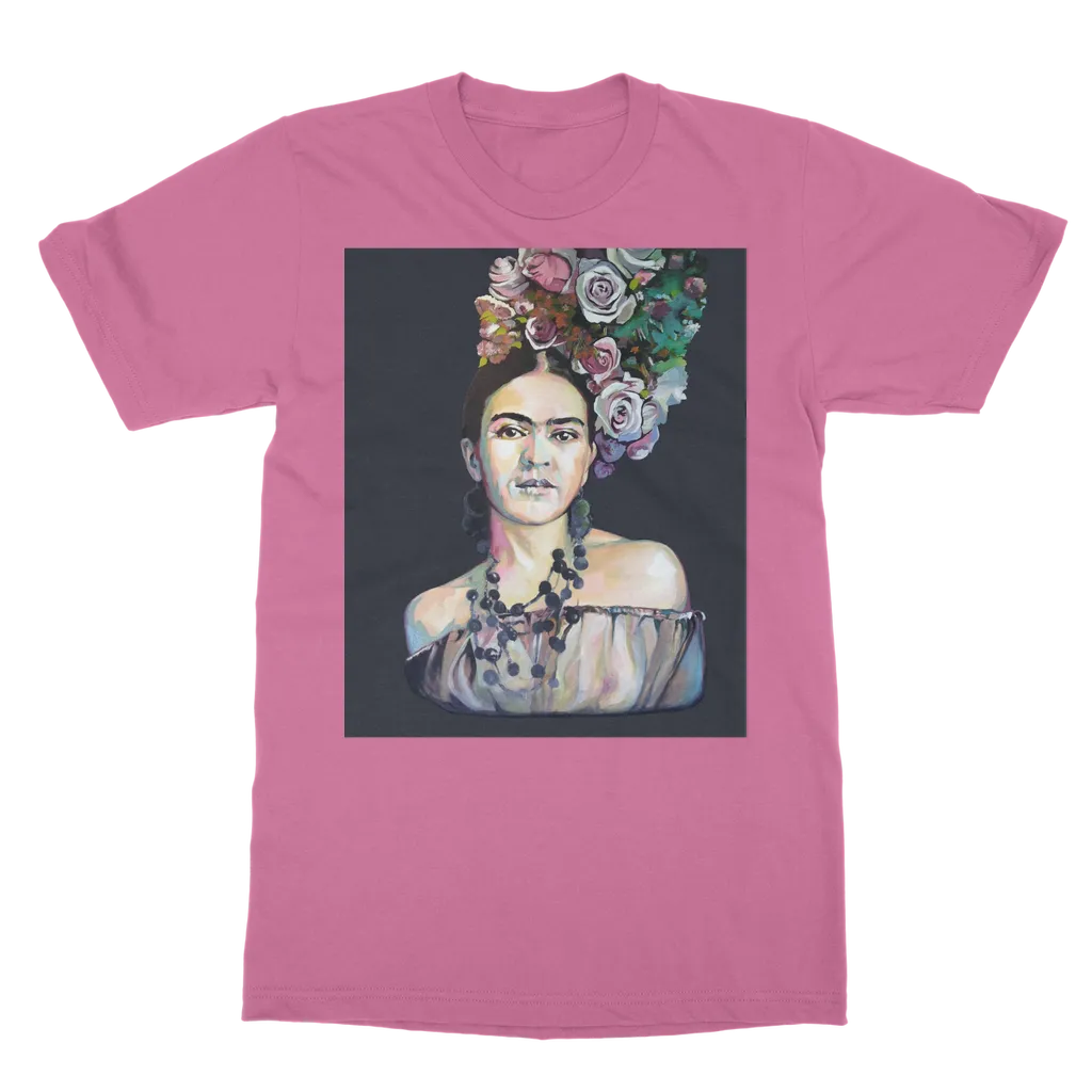 Frida - black background Classic Adult T-Shirt