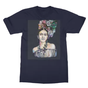 Frida - black background Classic Adult T-Shirt