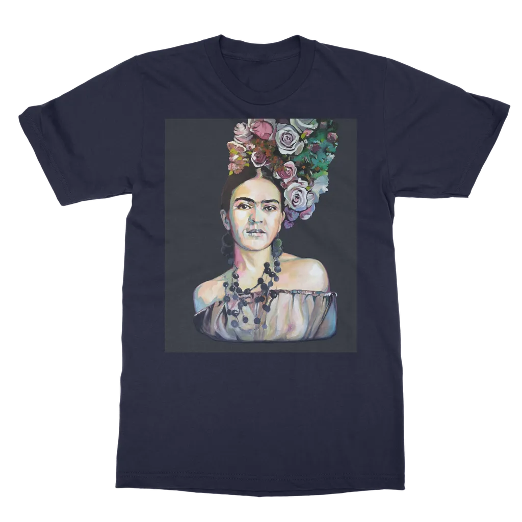 Frida - black background Classic Adult T-Shirt