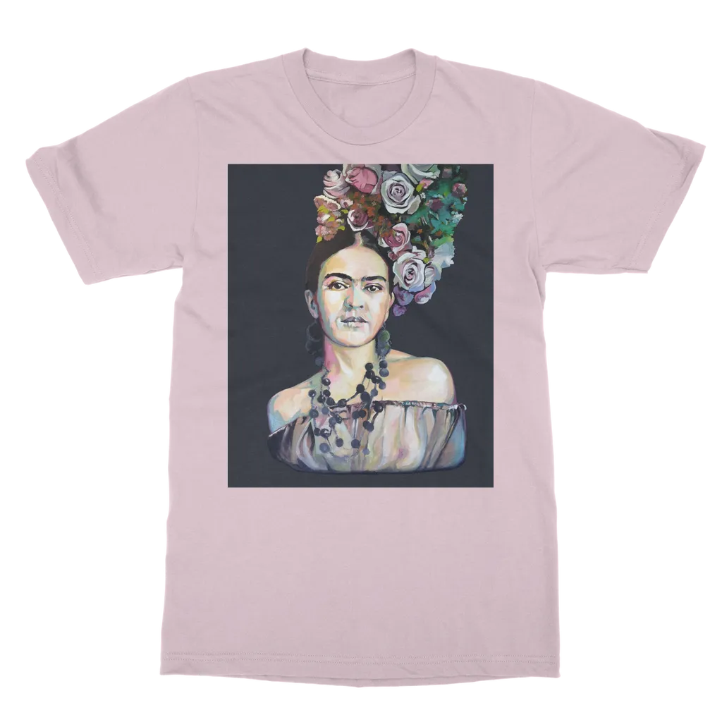 Frida - black background Classic Adult T-Shirt