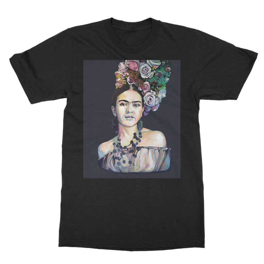 Frida - black background Classic Adult T-Shirt