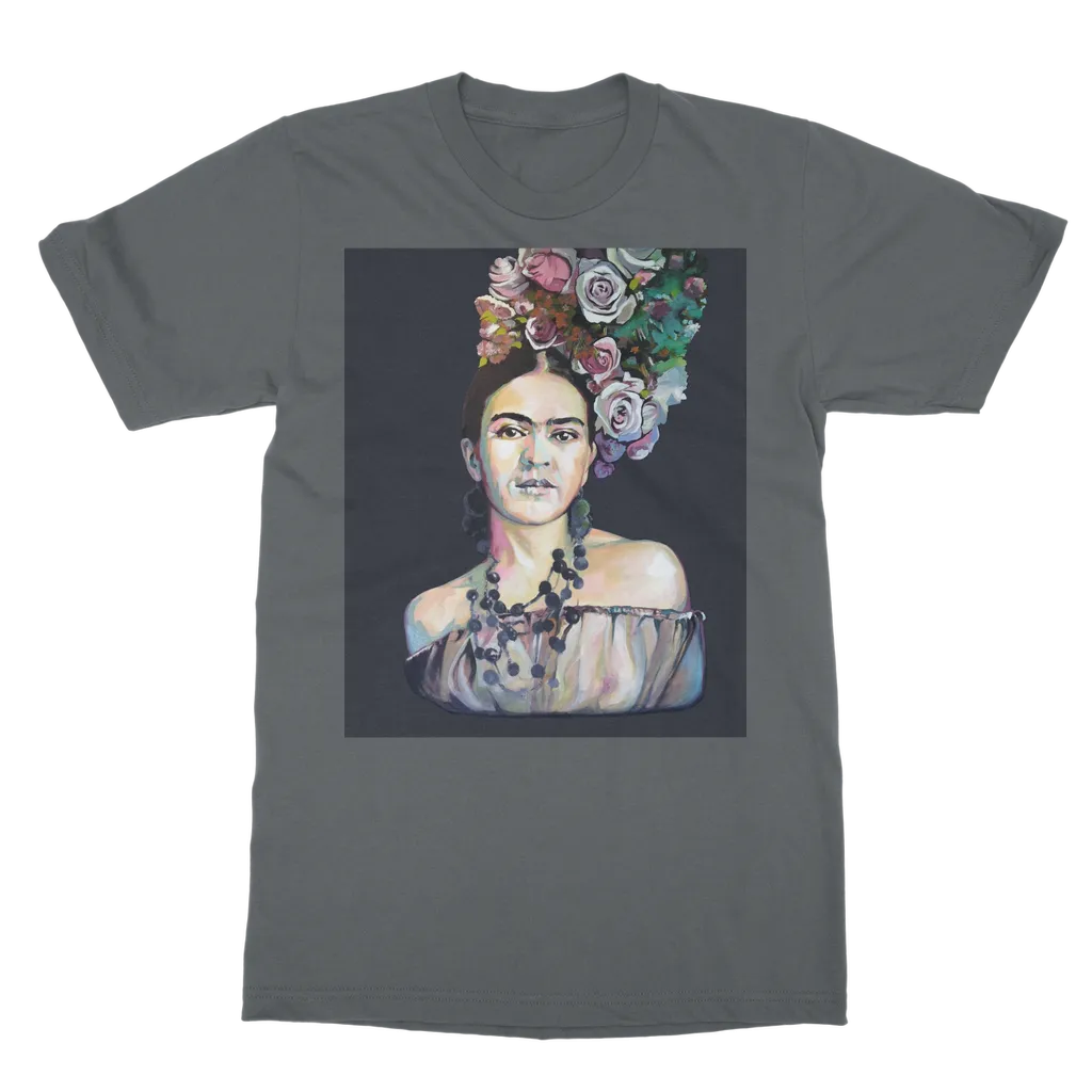 Frida - black background Classic Adult T-Shirt