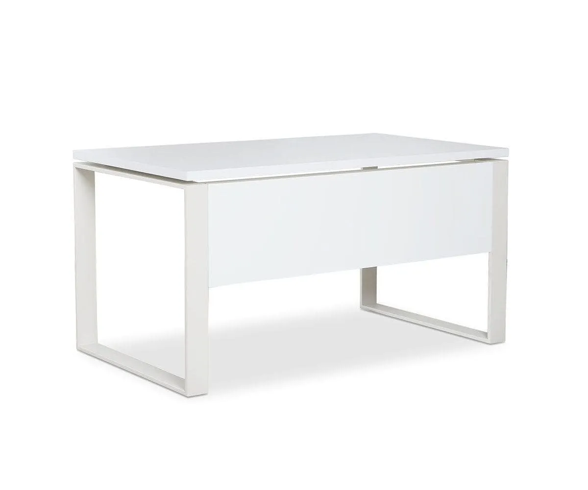 Gammel 55" Desk - White