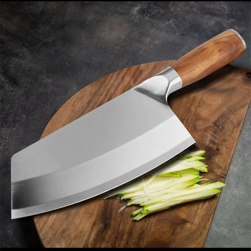 High Carbon Stainless Steel and Ergonomic Handle - Cleaver Knives BLXCK NORWAY™