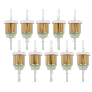 Hipa 10 Pack Fuel Filter for 25 050 22-S JD AM116304 120-436 Kohler CH11-CH16 CH18-CH25 CH410-CH450 CH620-CH730 CV13-CV25 CV430-CV493 CV670-CV740 SV470-SV740 Engine Lawn Mower