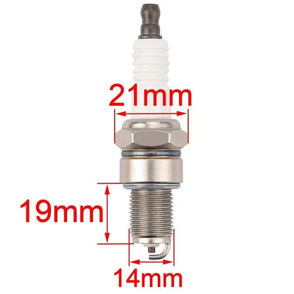 HIPA 2 x Spark Plugs for HONDA GX390 GX120 GX160 GX200 GX240 GX270 GX340 GX 390 Engine Mower Tractor Rototiller # 89839-99010