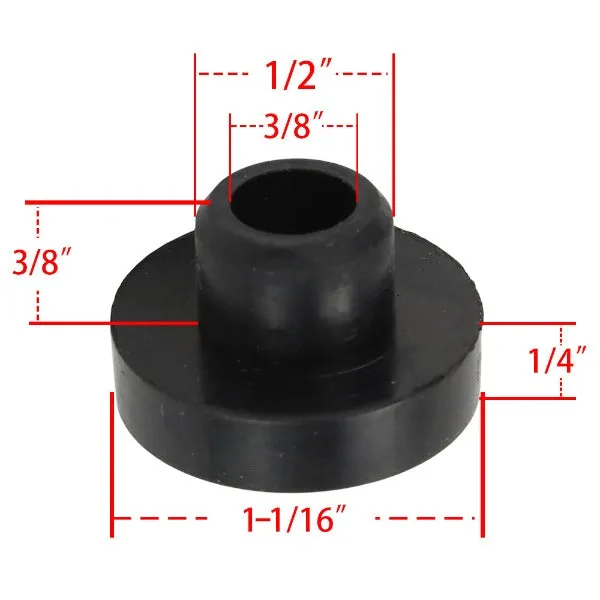 Hipa 5 Pack 33/64 inch Fuel Tank Bushing Grommet For MTD Troy Bilt 735-0149 935-0149 104047 46-6560 Generac Tecumseh Generator Mower 33679 25313 01-S