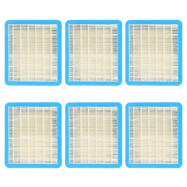 Hipa 6pcs 491588S 491588 Air Filter for BS 675ex 725ex 625e 625-675 Series 3.5-6.5 HP Quantum Engines Push Mower Pressure Washer Generator # 491435 493537 399959 271933