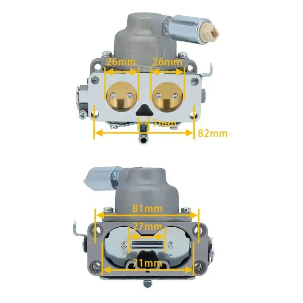 Hipa 791230 Carburetor for BS 405777 406777 407777 445677 445777 445577 446677 446777 441777 699709 499804 John Deere LA120 LA130 LA135 Engine Tractor