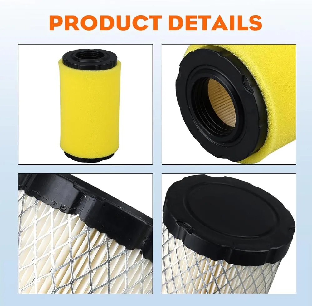 Hipa 793569 793685 Air Filter 696854 492932 Oil Filter Kit for Briggs and Stratton 33R877 31Q777 331777 Engine Craftsman LT2000 YT3000 YS4500 Mower