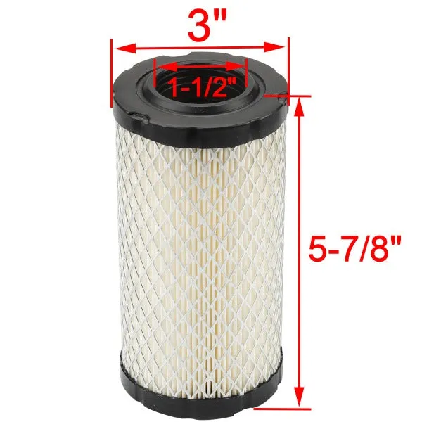 HIPA 793569 793685 Air filter for Briggs and Stratton 793569 John Deere GY21055 MIU11511 LA125 LA115 D100 D110 D120 Craftsman YT3000 LT2000 T110 Mower