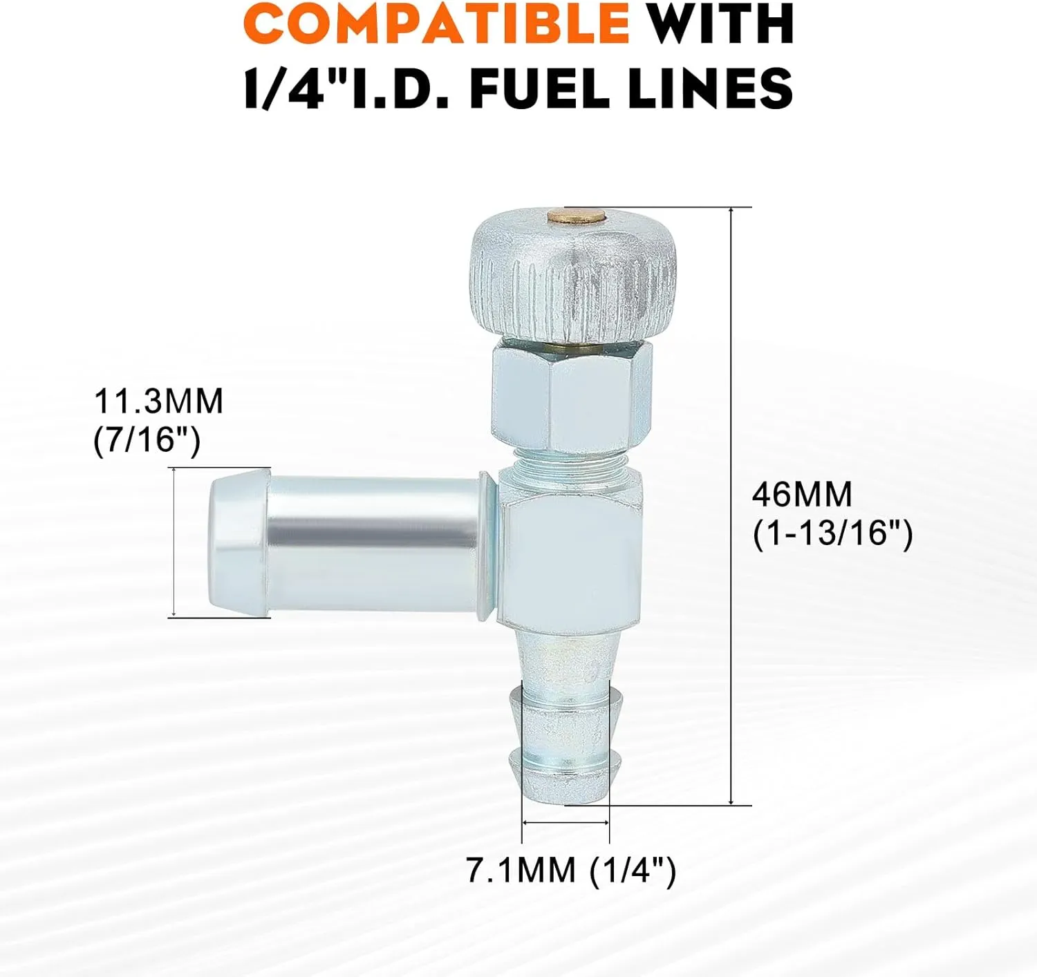 Hipa 951-0171 751-0171 33/64 inch Fuel Shut Off Valve 735-0149 935-0149 Fuel Tank Bushing for MTD Troy Bilt Mower Portable Generator SnowBlower Tiller