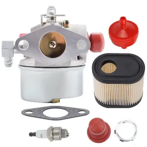 Hipa Carburetor Kit For 640350 Tecumseh LEV120 LV195EA LEV115 LEV100 LV195XA Series 6HP 6.5HP 6.75HP Engine Lawn Mower # Replace 640173 640271 640303