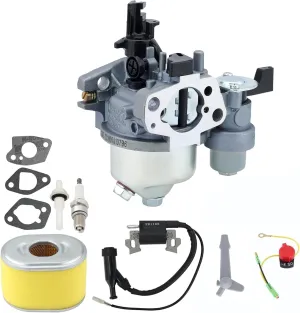 Hipa Carburetor Kit For Harbor Freight Predator 212cc 6.5hp Go Kart OHV Engine R210 68121 69727 68120 69730 Baja Warrior Heat Mb165 Mb200 Mini Bike