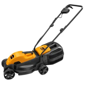 Ingco Electric Lawn Mower - Powerful 1600W motor LM385- 3 stage cutting Height - Safety Switch Feature - Grass catcher Box - 15 inch Steel Blade