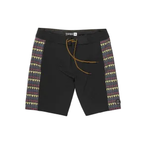 Keyhole Tribes Boardshort - Blk