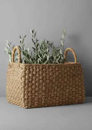 Large Chatai Weave Hogla Basket | Natural