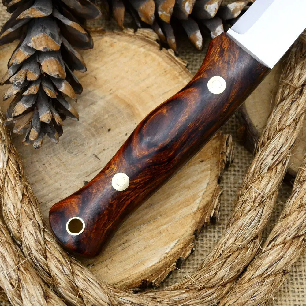 Mountaineer: 1/8 CPM 3V, Tapered, Ironwood