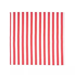 Red Stripe Napkins - Watermelon Whimsey