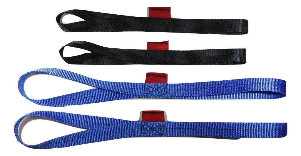 Soft Tie Loops (2) 12" Length & (2) 18" Cargo Tie-Down Straps