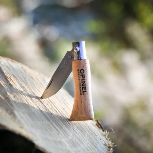 Stainless Steel Folding Knife by Opinel